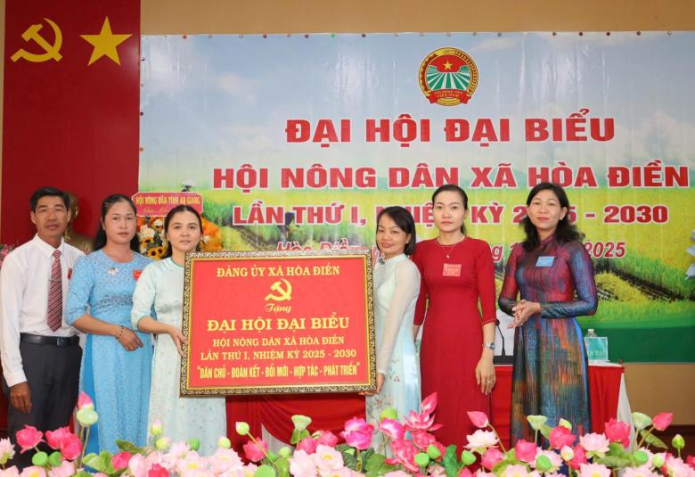 Đại hội đại biểu Hội Nông dân xã Hòa Điền